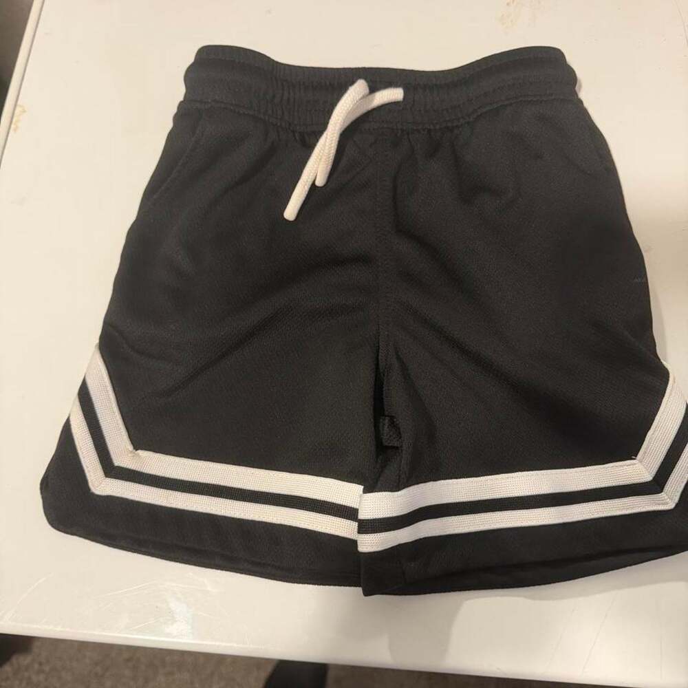 Barani kids black polyester shorts